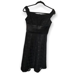 White House Black Market lace off the shoulder dress
